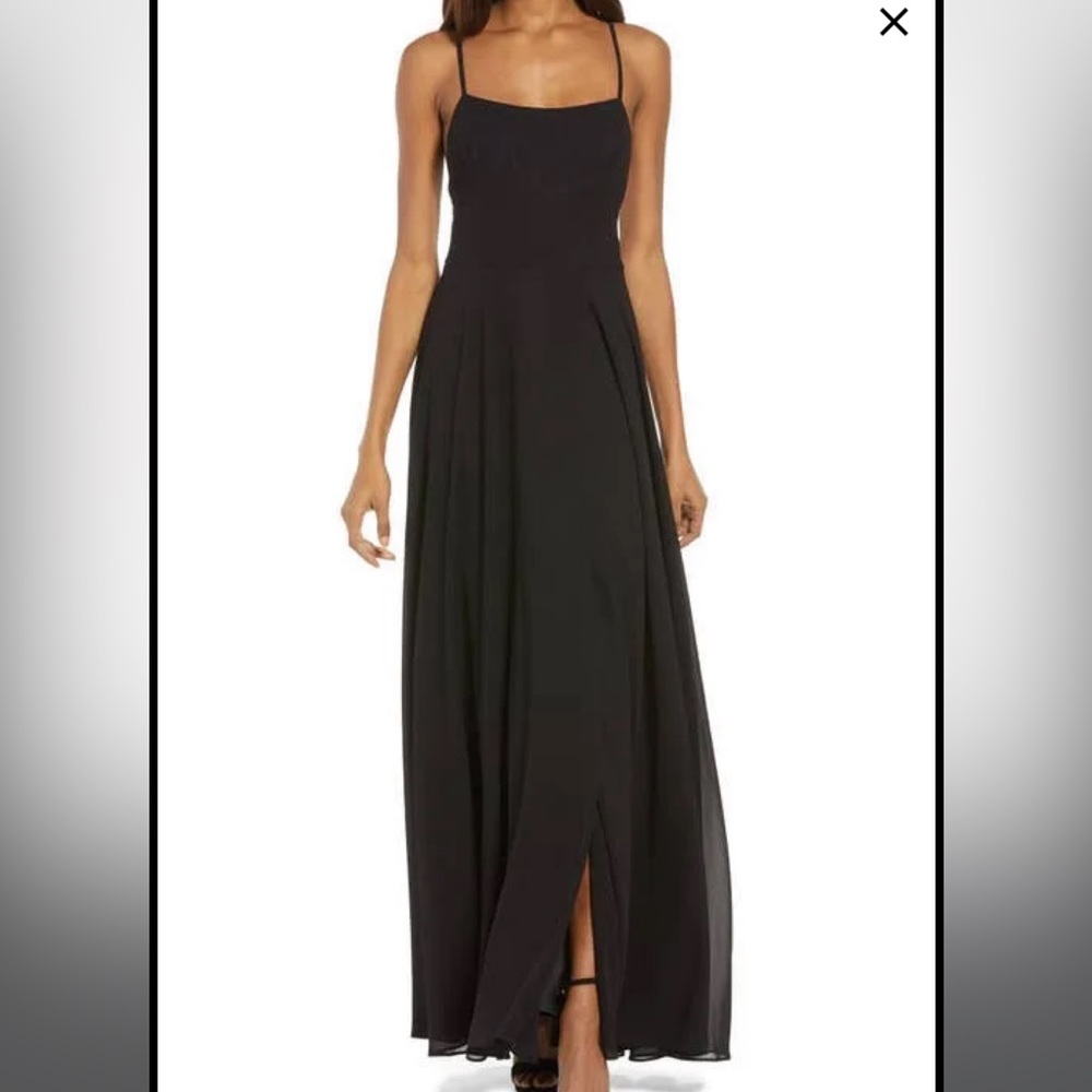 Lulus black maxi dress
